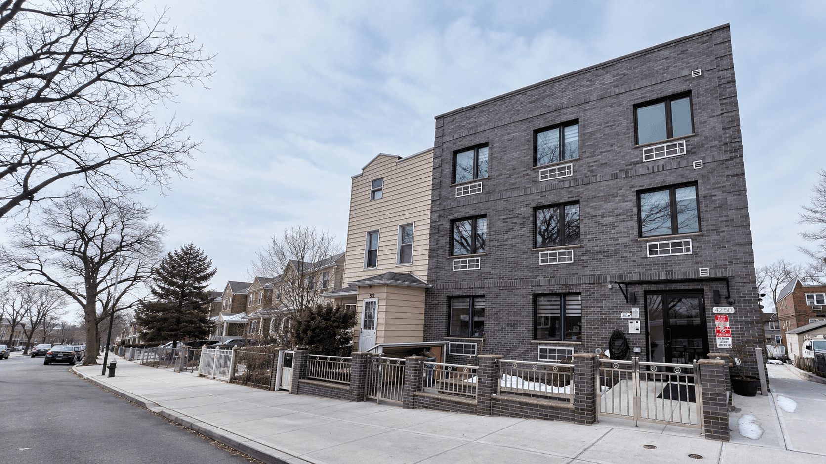 Six-unit apartment building in Woodside, Queens.