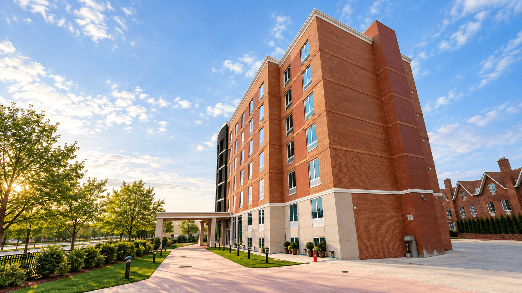 Fairfield Inn & Suites hotel exterior in Queens, New York.